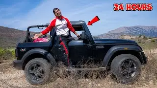 24 Hours In Thar 4x4 Challenge *Open Roof* | क्या मै थार में 24 घंटे बिता पाउँगा?