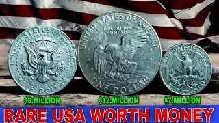 5 Rare USA Coins Value Today 💰 | Quarter & Half Dollar Old Coins Worth Money