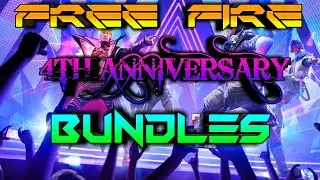 Free Fire 4th Anniversary Bundles