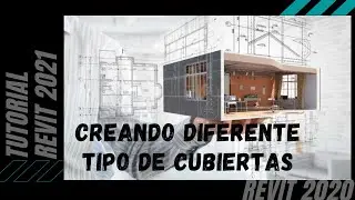 Aprendiendo Revit. Diseñando diferentes tipos de cubiertas o techos.