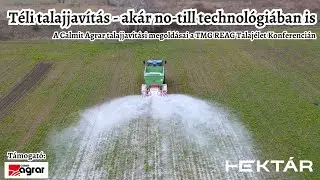 Téli talajjavítás meszezéssel - Milyen dózisban és hogyan jutassuk ki - akár no-tillben is?