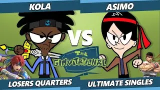 Gimvitational Losers Quarters - Asimo (Ryu) Vs. Kola (Roy) SSBU Smash Ultimate Tournament
