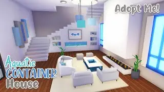 Aquatic Container House Speed Build 🐟🐬 | PART 1 | Roblox Adopt Me