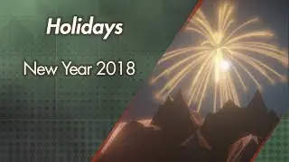 3D Animation: Happy New Year 2018