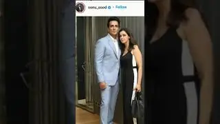 Real Hero Sonu Sood adorable birthday wishes to his wife Sonali Sood✨💞| #Shorts