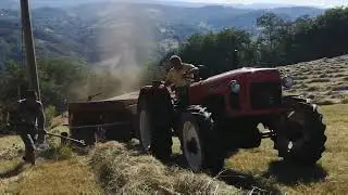 Baliranje sena 2022 zetor 5545 i riviere casalis 40tr