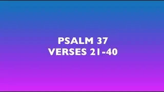 Psalm 37 part 2 final hd