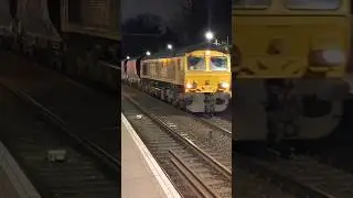 66707 Taking Redundant Wagons For Storage At Fiddlers Ferry on 4Z50