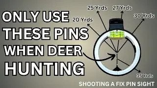 Охота с луком и вертикальным прицелом || Dialed PR&Uuml;F Pin Gap