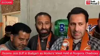 Dozens Join BJP in Budgam as Workers&rsquo; Meet Held at Roopora, Chadoora