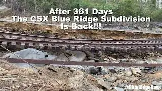 Специальное объявление подразделения CSX Blue Ridge: повреждения трассы, вызванные ураганом &laquo;Хеле...