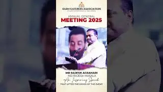 AGM2025 Mr. Rajesh Agrahari, Managing Director of Rajesh Masala #businesssynergy #meeting