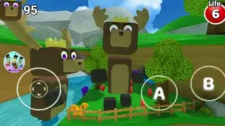 Super Bear Adventure Gameplay Walkthrough King Reindeer in Secret Place