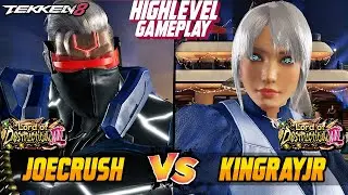 Tekken 8 &ndash; JoeCrush (#1 Ranked JACK-8) vs KingRayJr (#1 Ranked ASUKA) &ndash; T8 High Level Gameplay!