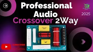 160W-200W Speaker Professional Crossover 2Way High-Low 8Ohm Frequency Divider for 6-12 Inch&nbsp;Speaker.