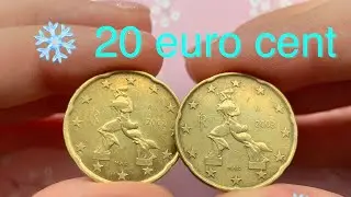 Defect coin rare Italy 20 euro cent 2002 2003