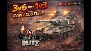 3v6 → 1v3 CLUTCH? | SMV Vipera | World of Tanks Blitz