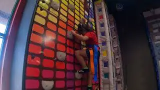 Janelle's First Rock Climbing Experience