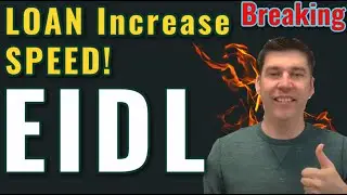 BREAKING EIDL - New SBA Data Loan Increase SPEED - Grants Approved!