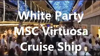 White Dance Party Aboard the MSC Virtuosa Cruise Ship