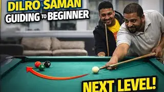 DILRO Saman Guiding Beginners to NEXT LEVEL | Billiards Coaching 🎱 🥰😍🤩