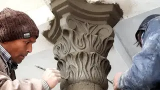 Raju Art Interiors And Exterior Design how to make pillar design #Raju_Interiors