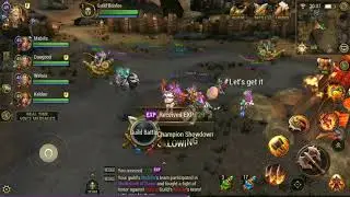 Guild Battle 5 warriors - Crusader of Light