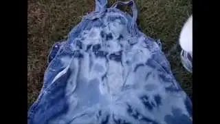 D.I.Y. | How to Bleach Denim Overalls (Quick & Easy)
