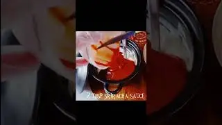 Easy Sriracha Shawarma Sauce#short#watch full video on my channel( Free From Foods)