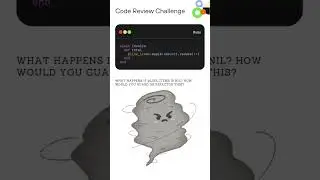 Code Review Challenge 8 | Talk.rb #bestpractices #coding #softwareengineering #ruby