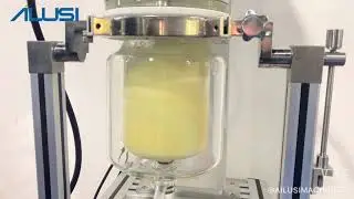 2L Lab Vacuum Homogenizer, Glass Reactor Vacuum Emulsifier
