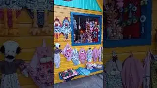 casinhas de artesanato  coloridas