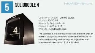 5 Low Cost 3D Printers Under $1,000