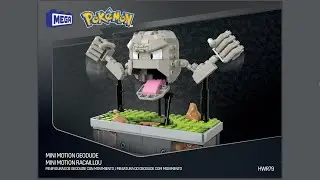 Mini motion Geodude instructions | Pok&eacute;mon | Bloks | Anleitung | HWR79 | MEGA Construx |