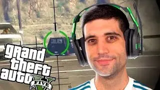 Snipers vs CARROS MONSTROS no GTA V