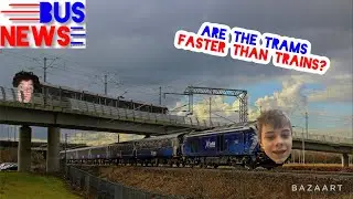 TRAIN VS. TRAM; Edinburgh Park - Edinburgh City Centre - Bus News EP8