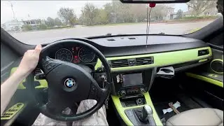 POV Street drifting in my clapped out BMW 328i