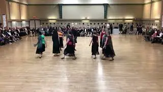 Strictly Scottish dance a Bagpipe medley at RSCDS Vancouver Burns Supper Jan 2026 