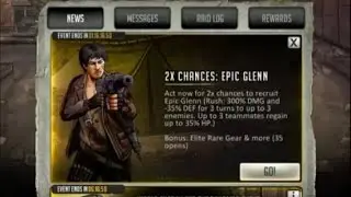 Walking Dead : Road to Survival - EPIC GLENN PACK OPENING - SWISS ARMY!!!