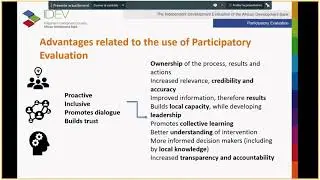 Webinar: Participatory Evaluation