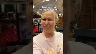 This is a stupid rule #momager #disney #challenge #disneypins #disneystore #disneymom #games #rules