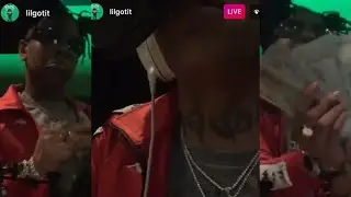 Lil GotIt In The Studio Recording Song With NO Autotune 😂😂😂