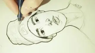 INKING Sketch Session #5  real time drawing