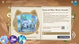 The Forge Realm's Temper: Game of Wits  | Brave Assault | Genshin Impact TCG 6.2