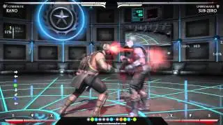 Kano Combo | Cybernetic | MKX | Midscreen - No meter 22% damage