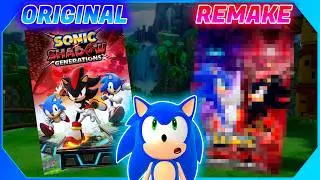 &iexcl;RECREANDO las PORTADAS de juegos de SONIC! (&iquest;Las hice MEJOR?)