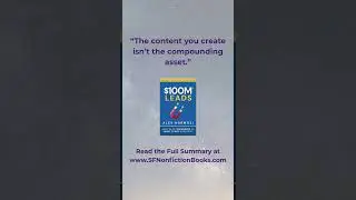 &ldquo;The content you create isn&rsquo;t the compounding asset.&rdquo;