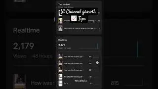 YouTube channel growth 📈 Tips #growth #grow #youtubeshorts #tips#viral#shorts