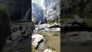 Beautiful little waterfall in Ferreyrez, Switzerland 🇨🇭 #shorts