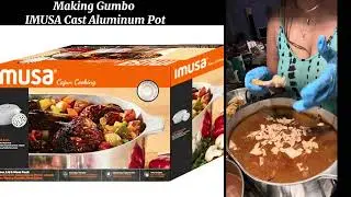 Приготовление гамбо в чугунном котле IMUSA | Каджунская традиция